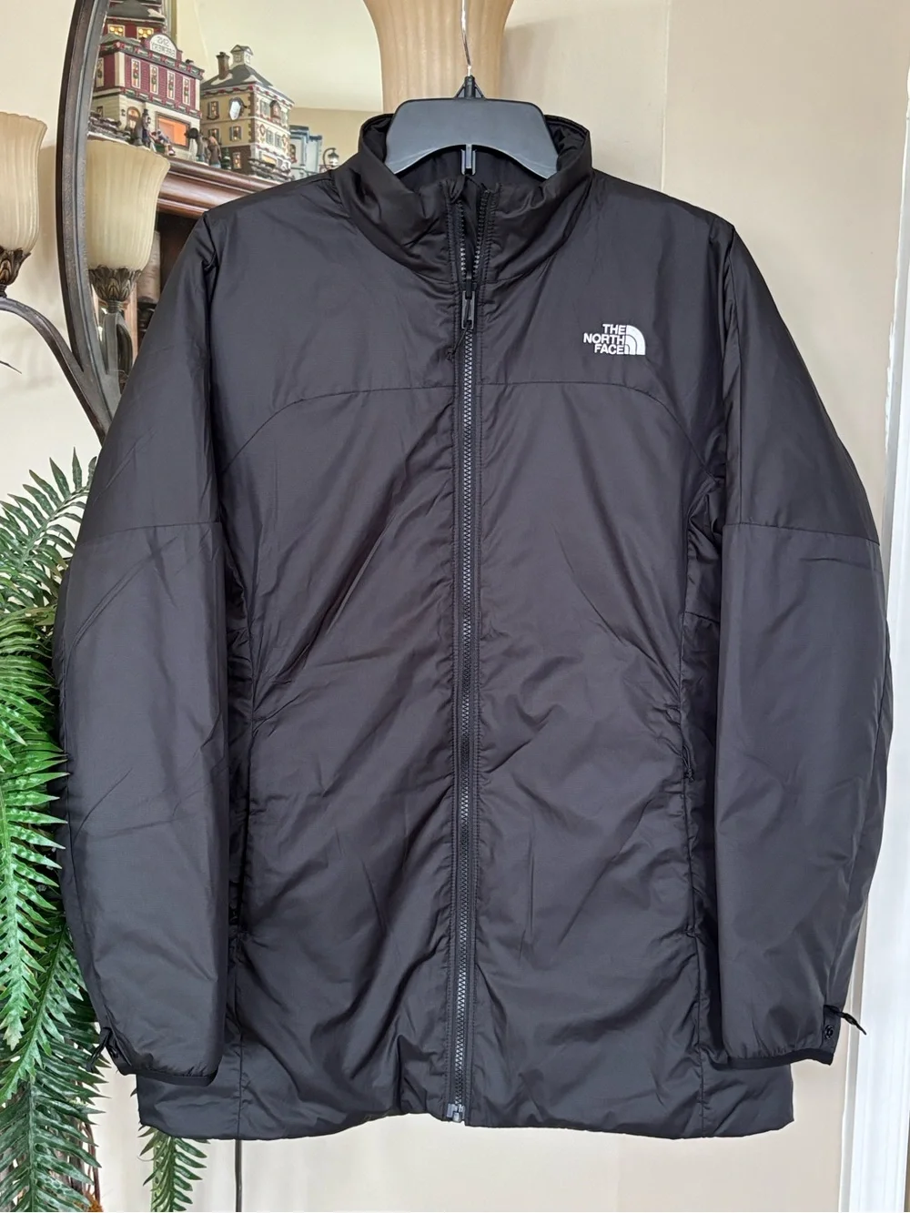The North Face DryVent Mono Triclimate Parka 3-in-1 Black Shell Jacket w/ Liner